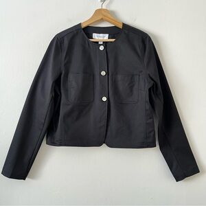 NWT 10 Crosby Derek Lam Black Jacket